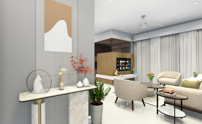 Living & Kitchen area 01