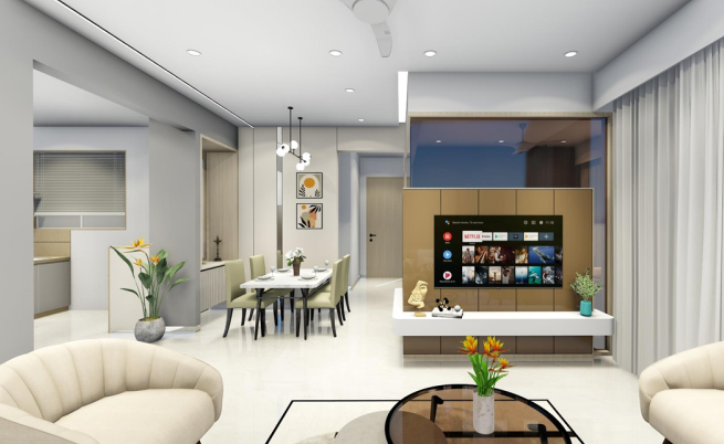 Living & Kitchen area 07